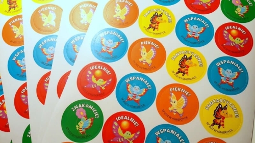 naklejki motywacyjne motylki dla dzieci