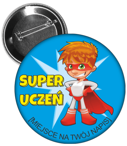 Przypinka dla wzorowego ucznia.