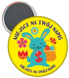 Magnes z zajączkiem wielkanocnym