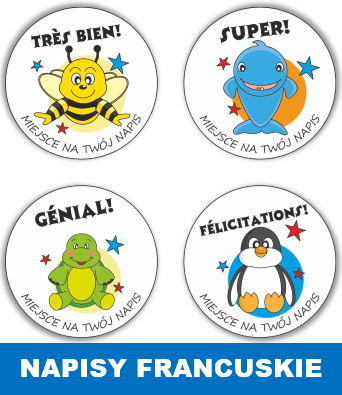 Naklejki w języku francuskim