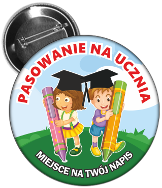 Przypinka pasowania na ucznia