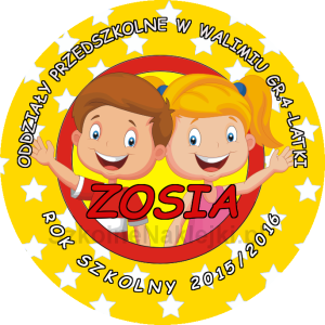 Przypinka ⌀ 58 mm zaprojektowana przez klienta