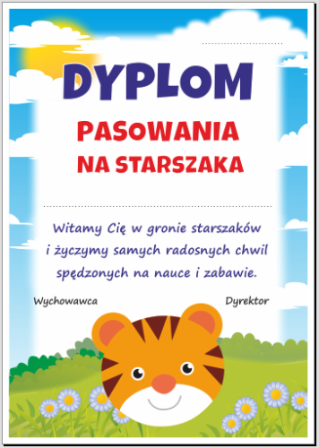 pasowanie na straszaka