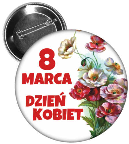 Przypinka na dzień kobiet