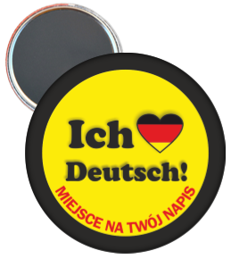 Magnes niemiecki "Ich liebe Deutsch!"