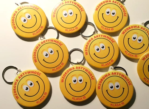 przykładowa realizacja breloczków dla dzieci