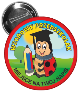 Przypinka WP - biedronka