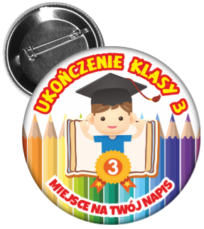 Przypinka ukończenia klasy
