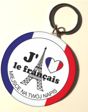 breloczek język francuski