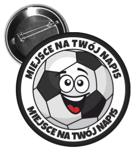 Przypinka piłka nożna