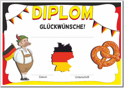 Dyplom Niemiecki - wzór 5