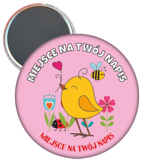 Magnes wielkanocny z pisklęciem