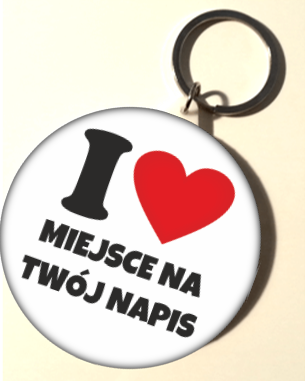 Breloczek i love