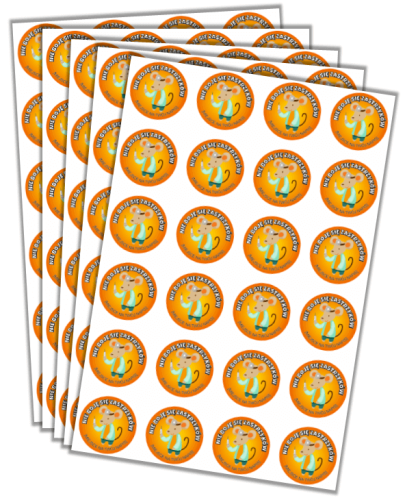 Naklejki dzielnego pacjenta.