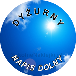 Przypinka ⌀ 58 mm zaprojektowana przez klienta