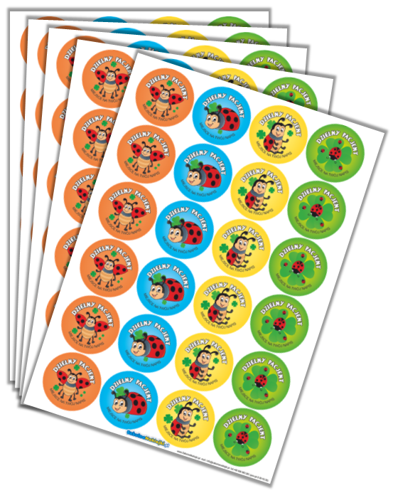 Naklejki dzielnego pacjenta