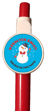 Długopis świąteczny z obrazkiem