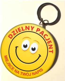Breloczek dzielnego pacjenta buźka