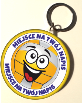 Breloczek z piłką siatkową