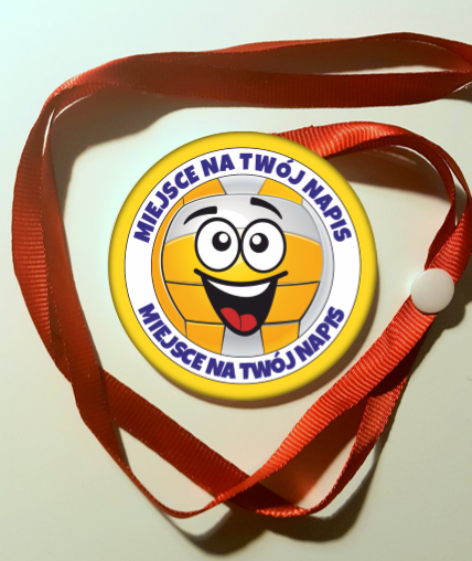 Medal z piłką siatkową