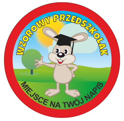 Medal wzorowego przedszkolaka z napisem