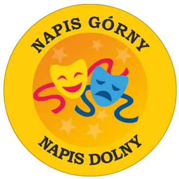 Medal dla dzieci z maskami teatralnymi