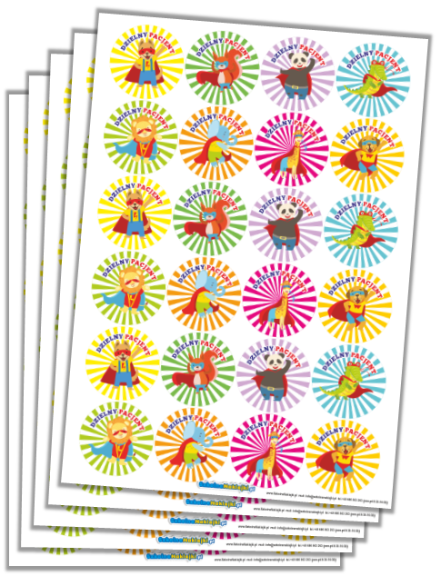 Naklejki dzielnego pacjenta