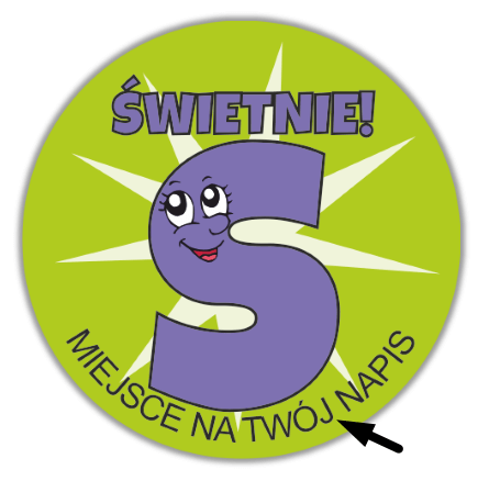 Naklejki dla logopedów głoski syczące.