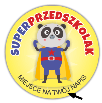Naklejki superprzedszkolaka