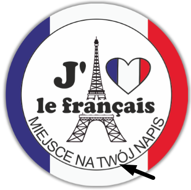 Naklejki motywacyjne w języku francuskim
