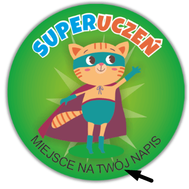 Naklejki motywacyjne z napisem