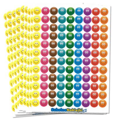 naklejki motywacyjne buźki 20mm