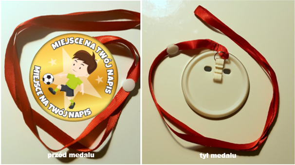 medal piłka nożna chłopcy