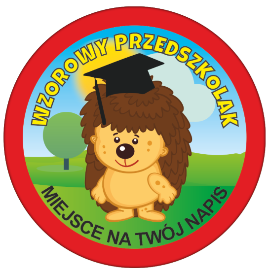 Medal wzorowego przedszkolaka z napisem