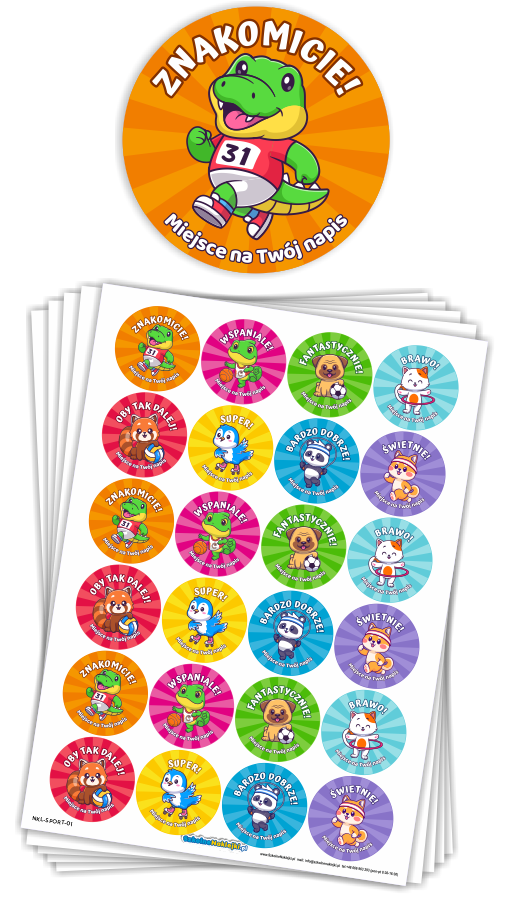 Naklejki motywacyjne