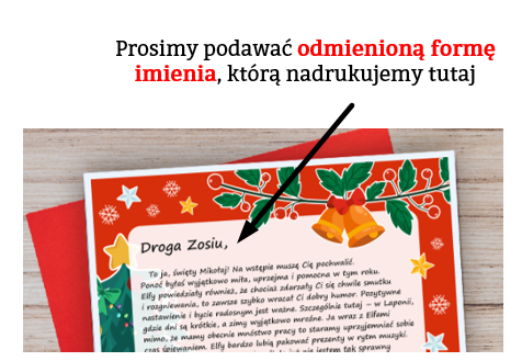 list od mikołaja
